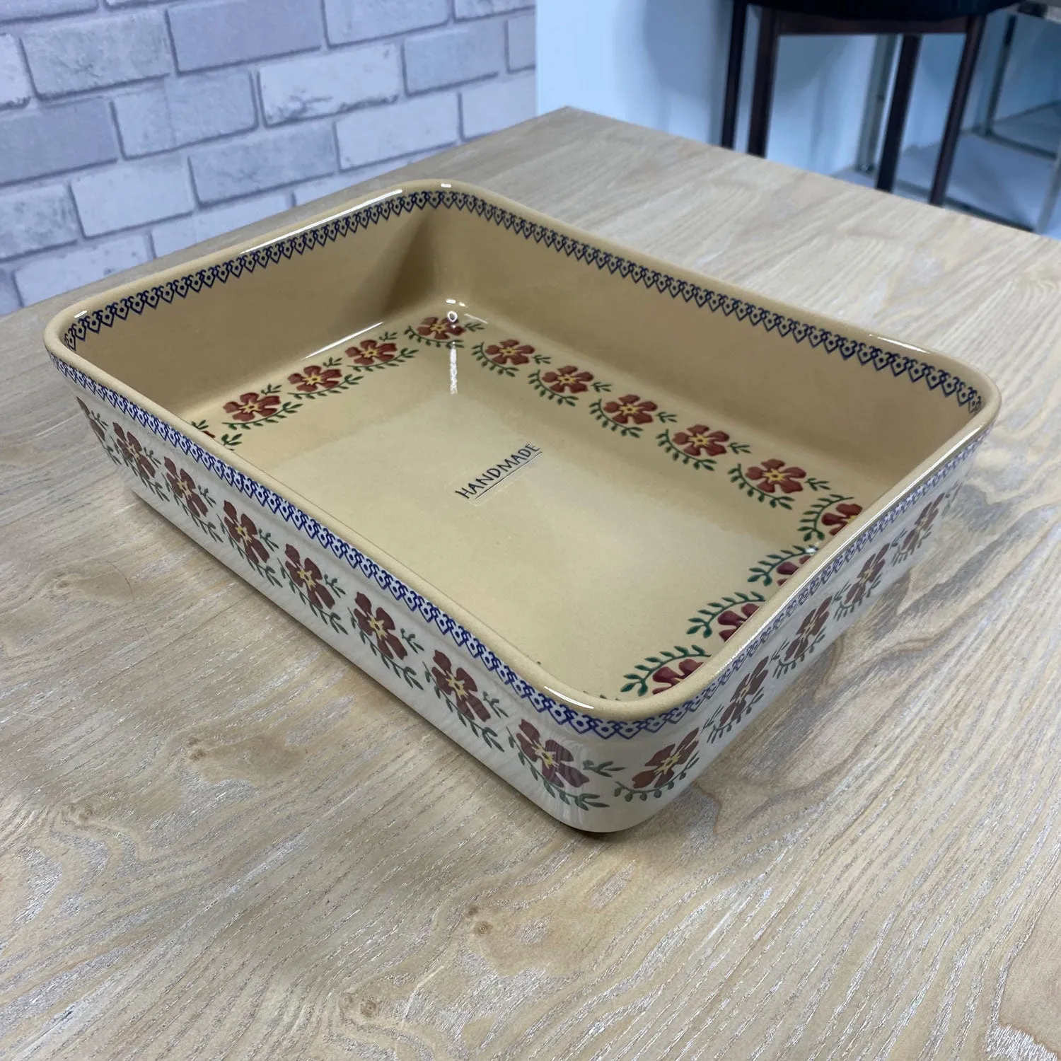 Old Rose Ovenware Large Rectangle Dish