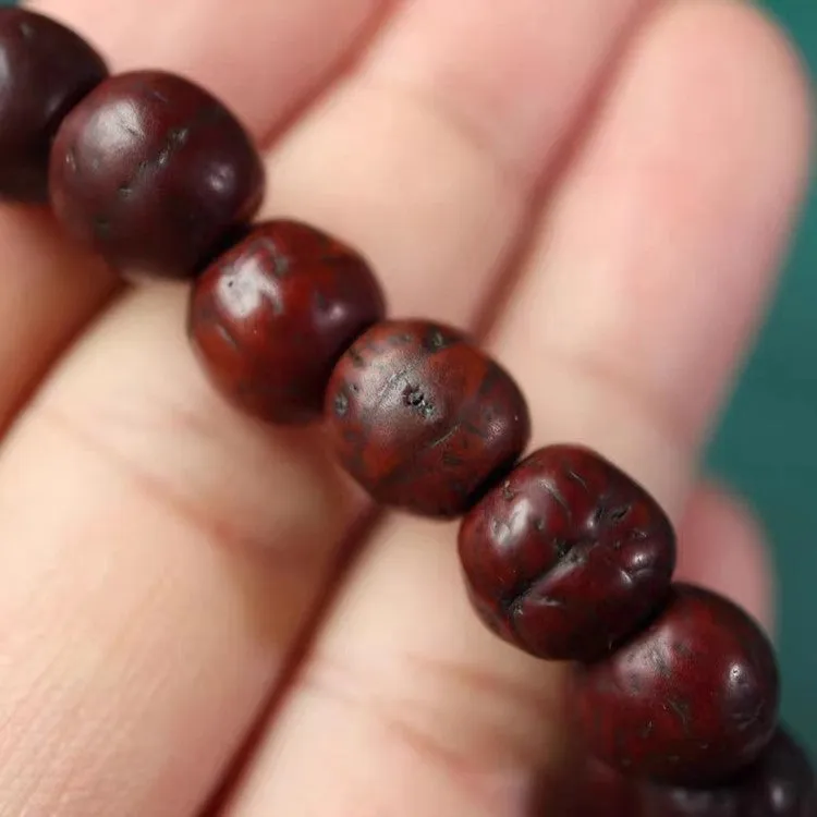 Old Tibetan Bodhi Seed Wrist Mala