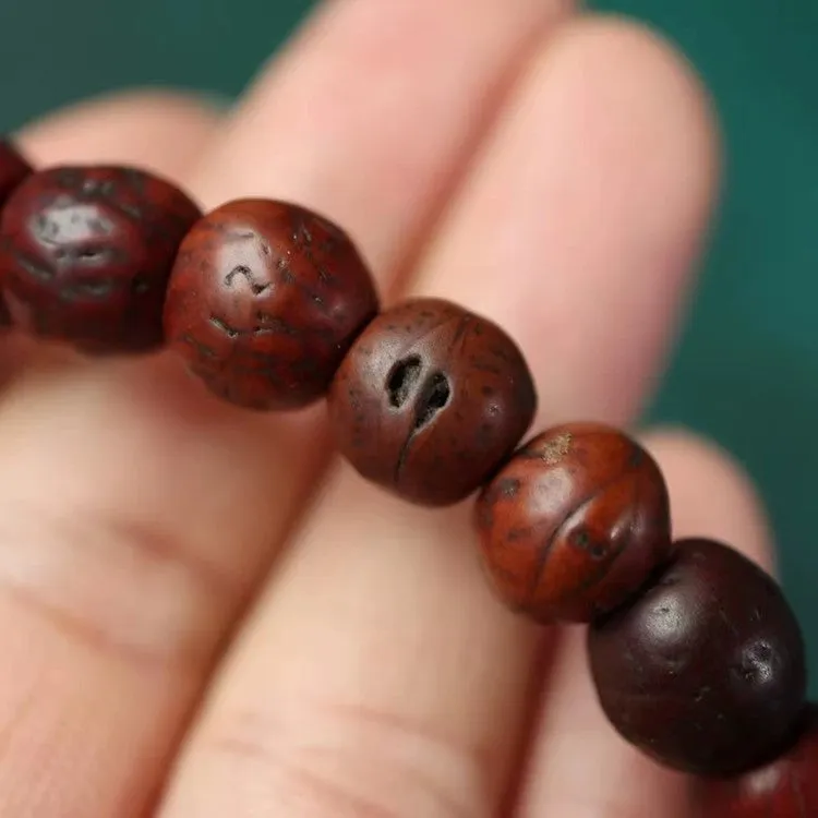 Old Tibetan Bodhi Seed Wrist Mala