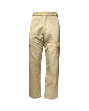 Pantalone Uomo Calvin Klein Perforated Logo Pant Warm Sand