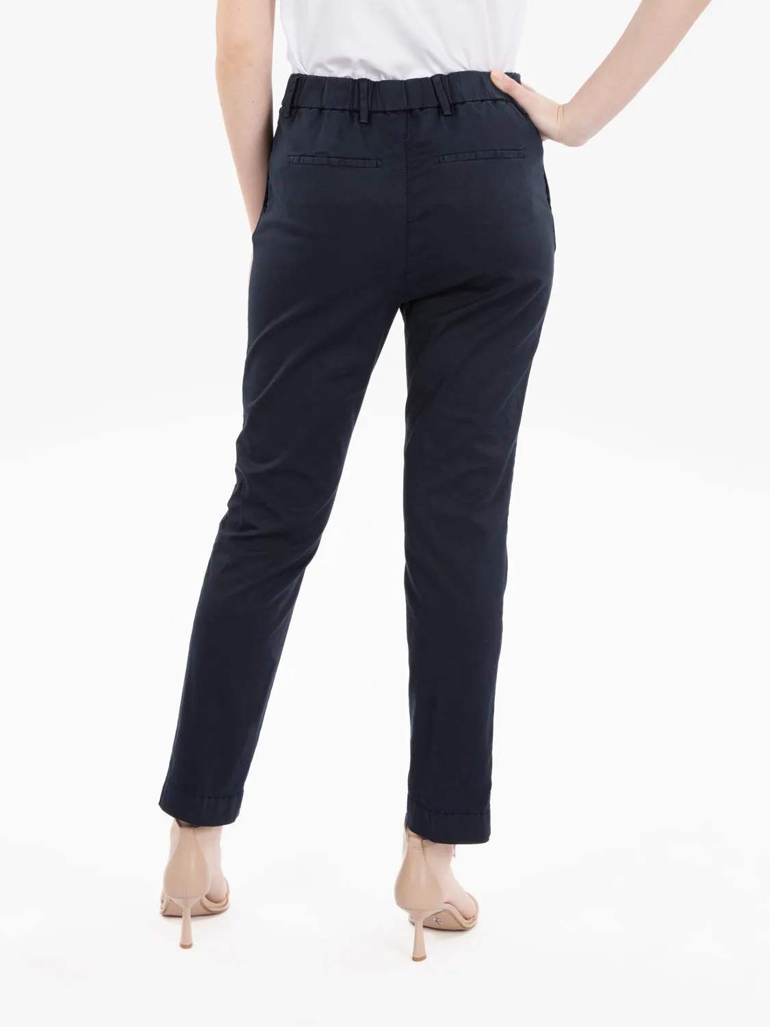 Pantaloni chino navy