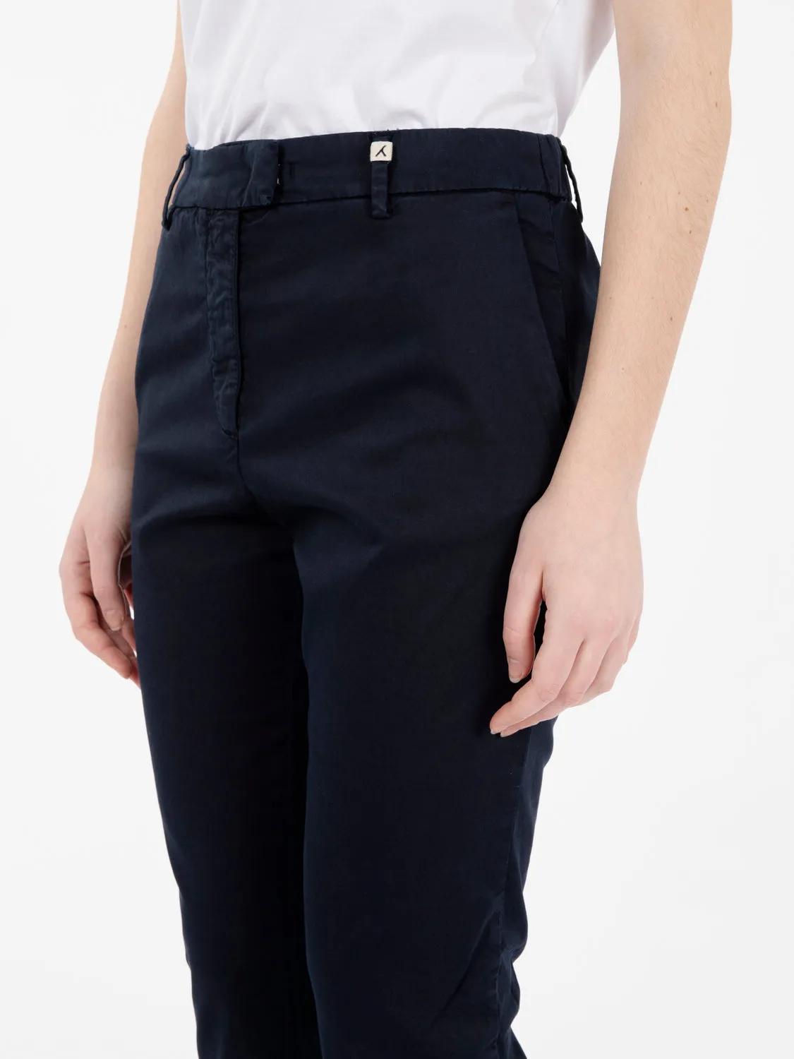 Pantaloni chino navy