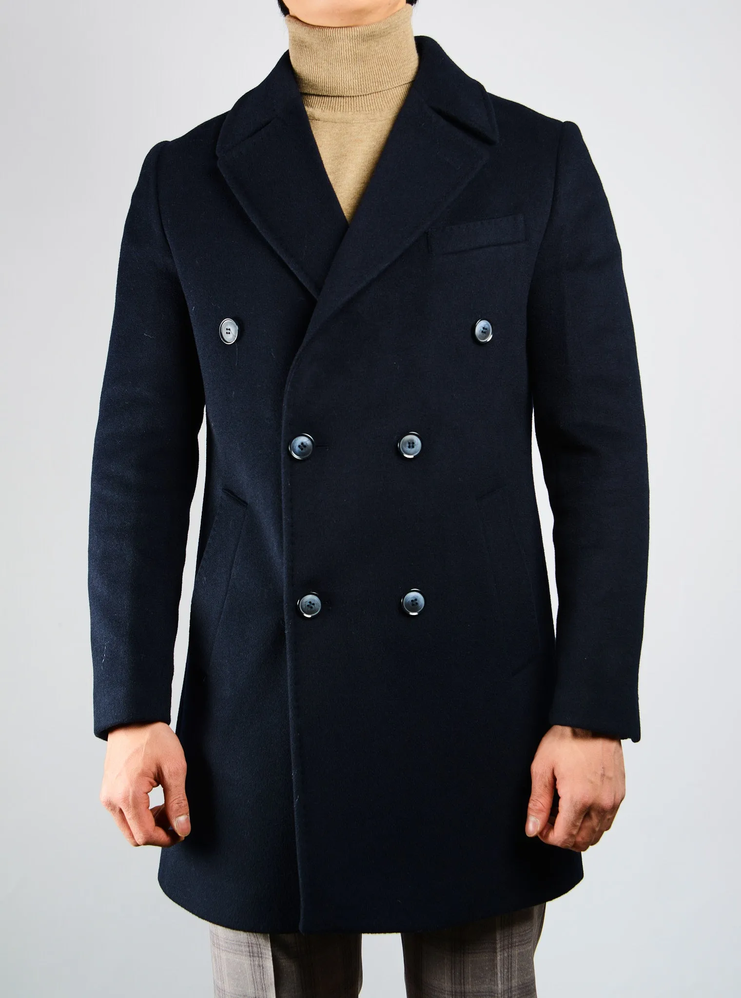 Preston Brush Heathered DB Coat