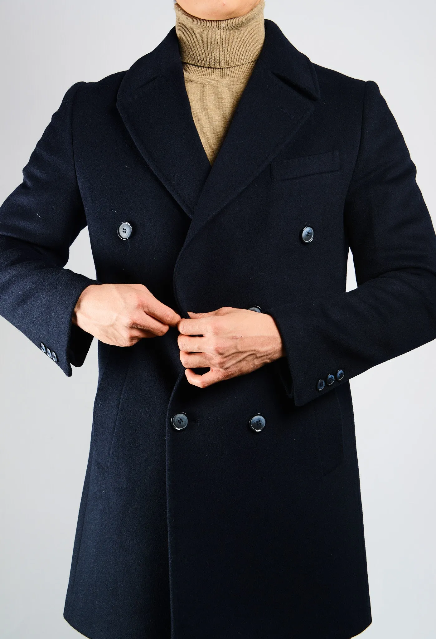 Preston Brush Heathered DB Coat