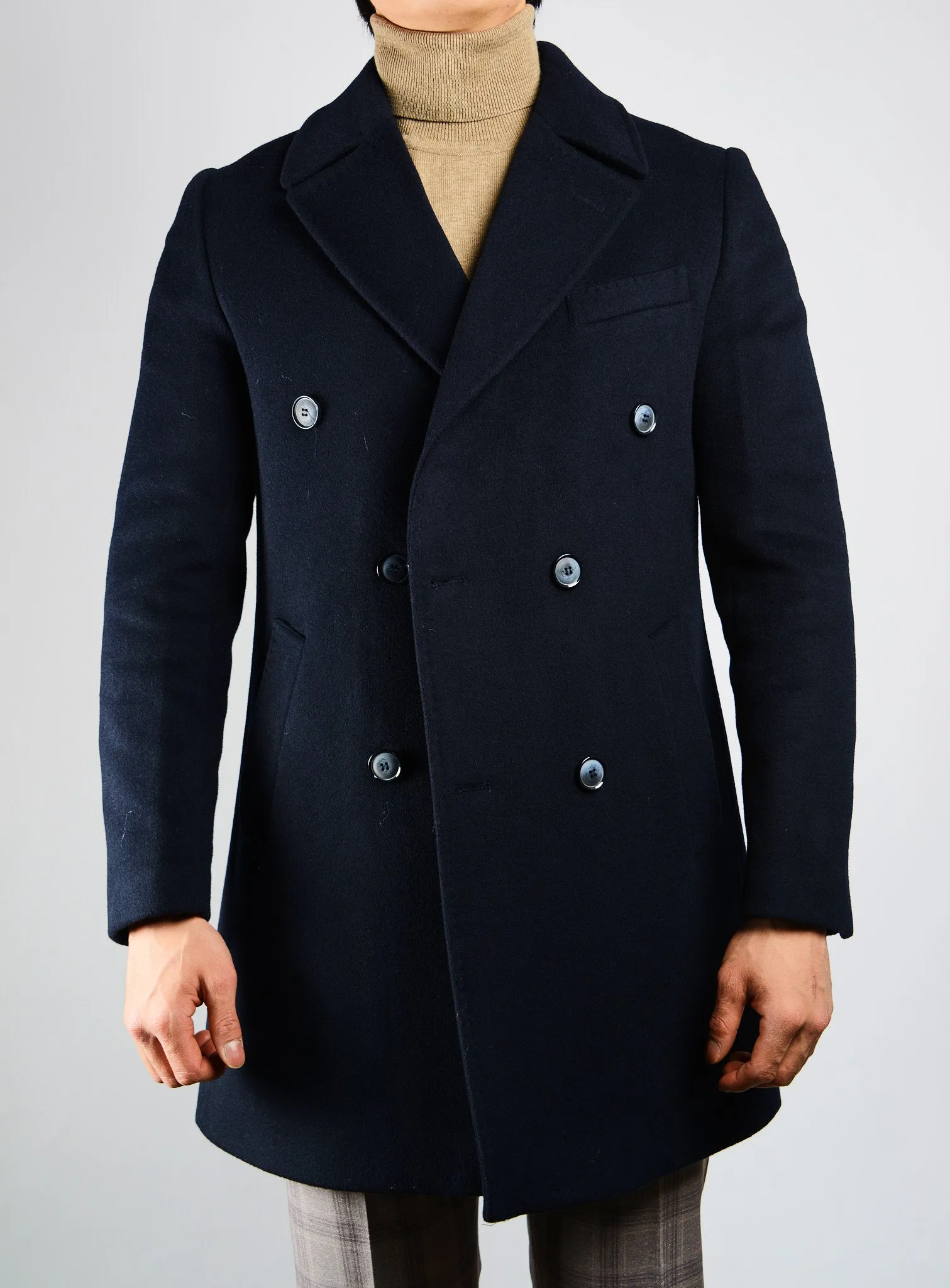 Preston Brush Heathered DB Coat