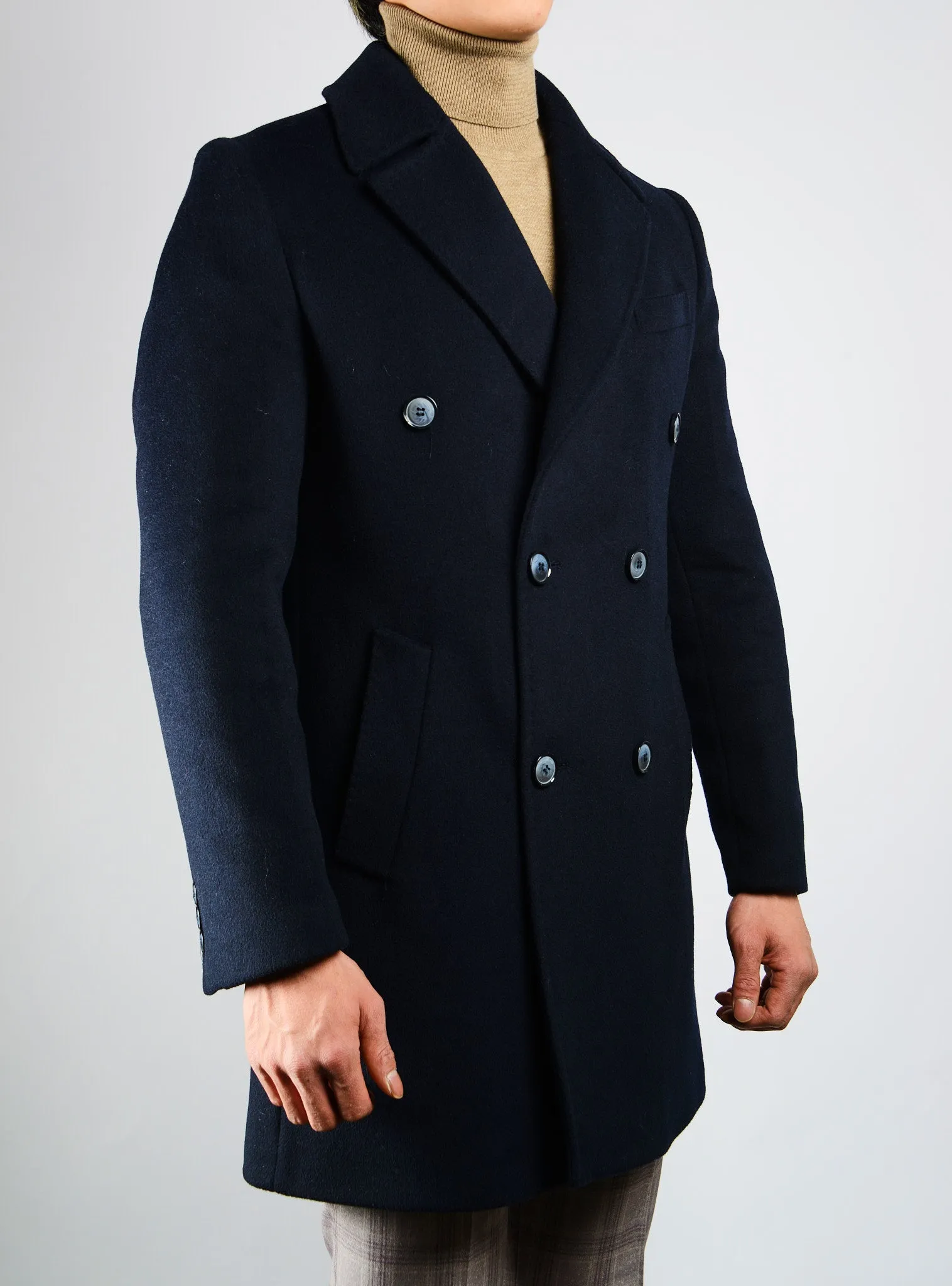 Preston Brush Heathered DB Coat