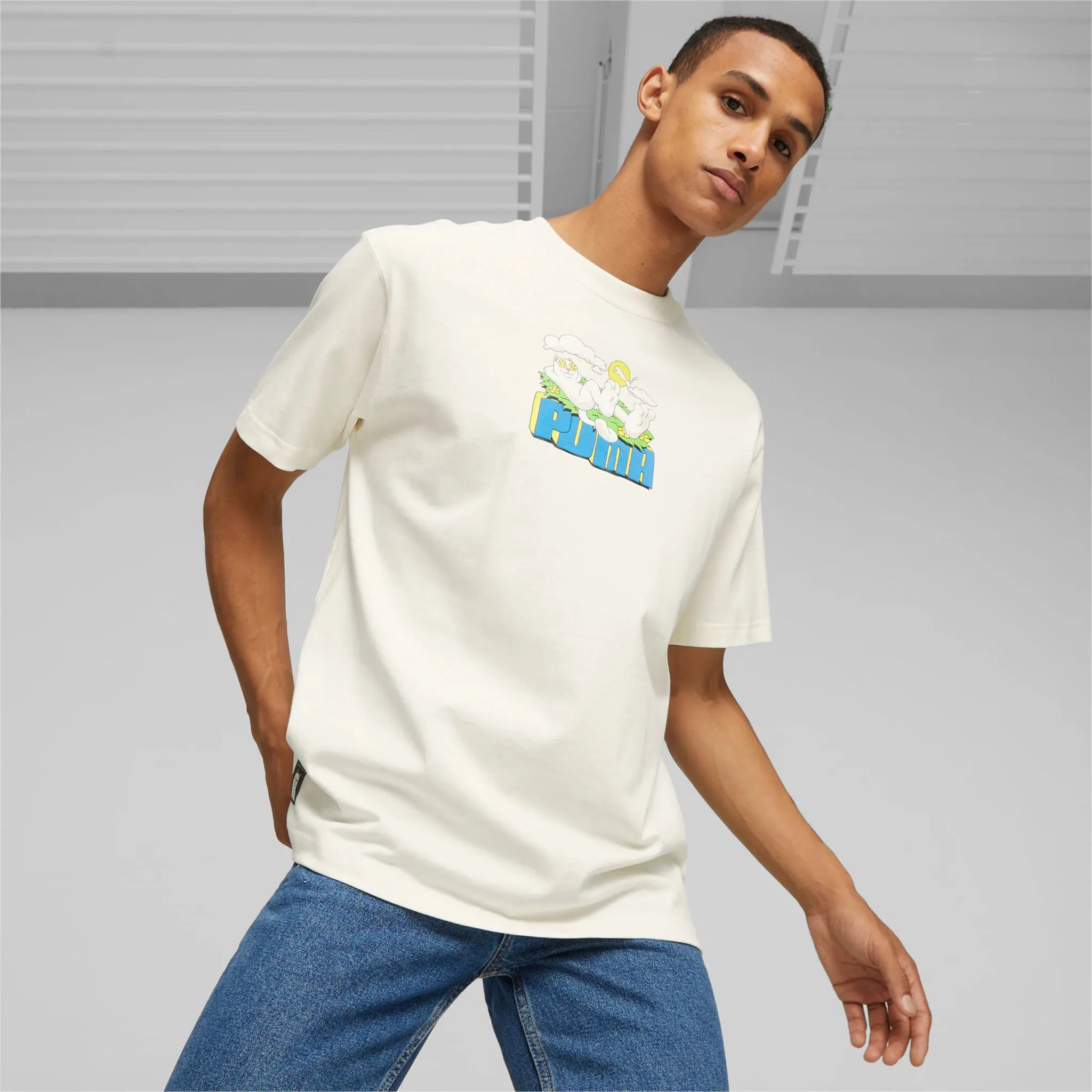 PUMA X RIPNDIP Graphic Tee (Warm White)