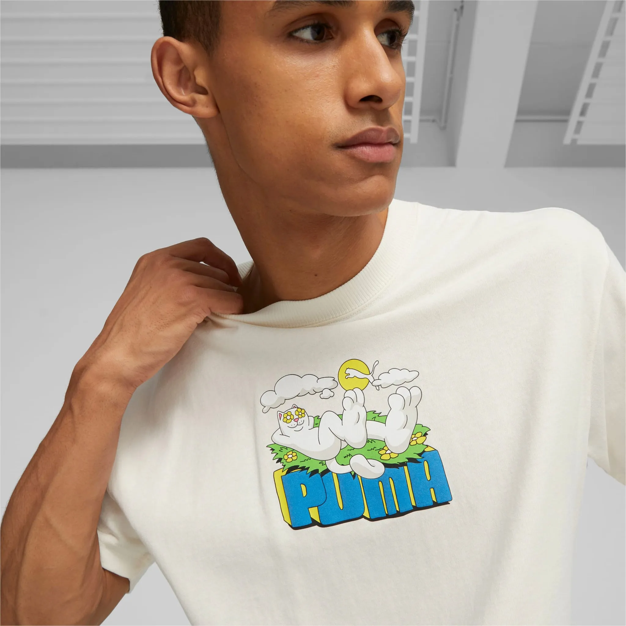 PUMA X RIPNDIP Graphic Tee (Warm White)