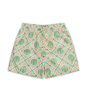 Reason Mosaic Tile Fleece Shorts