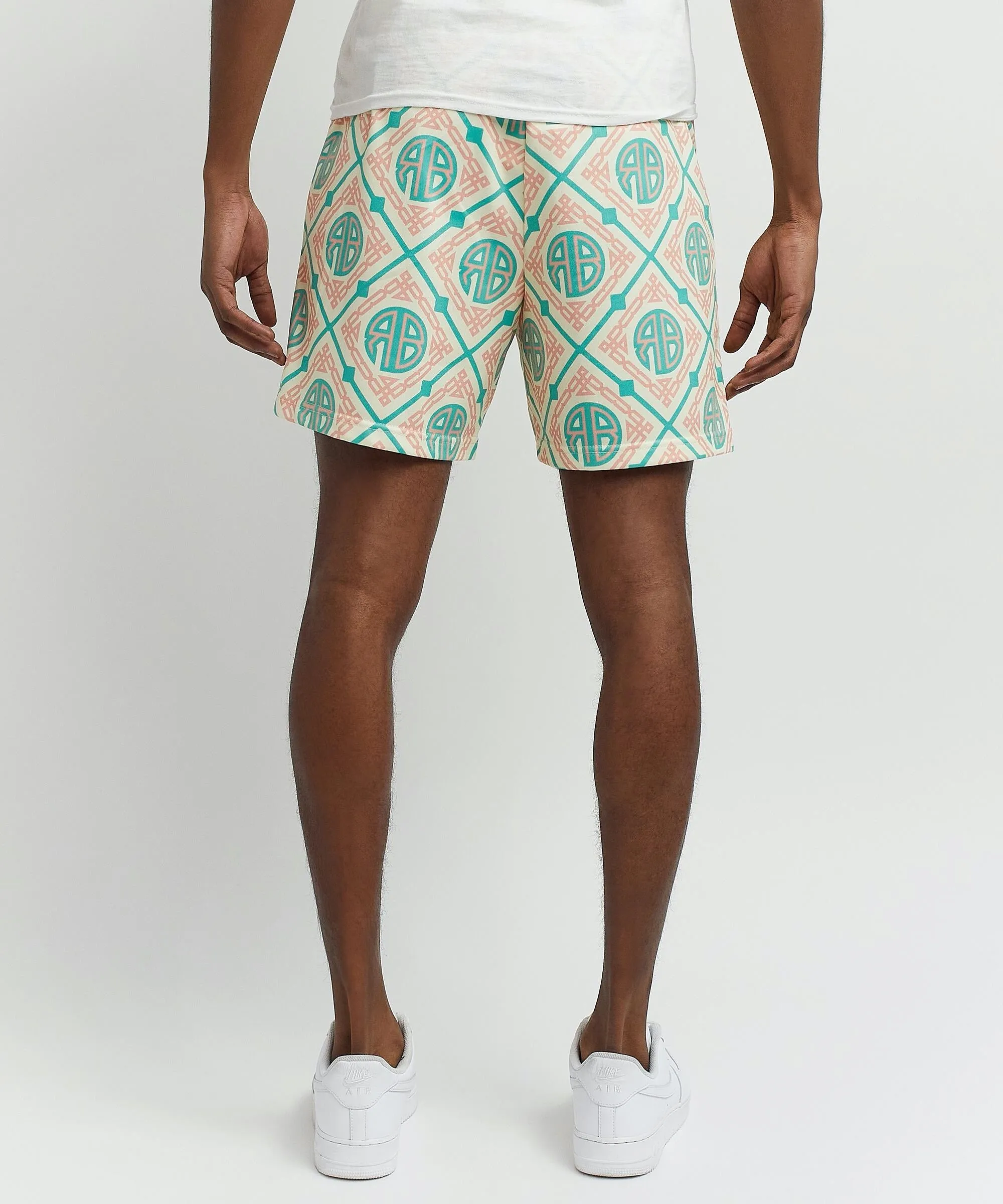 Reason Mosaic Tile Fleece Shorts