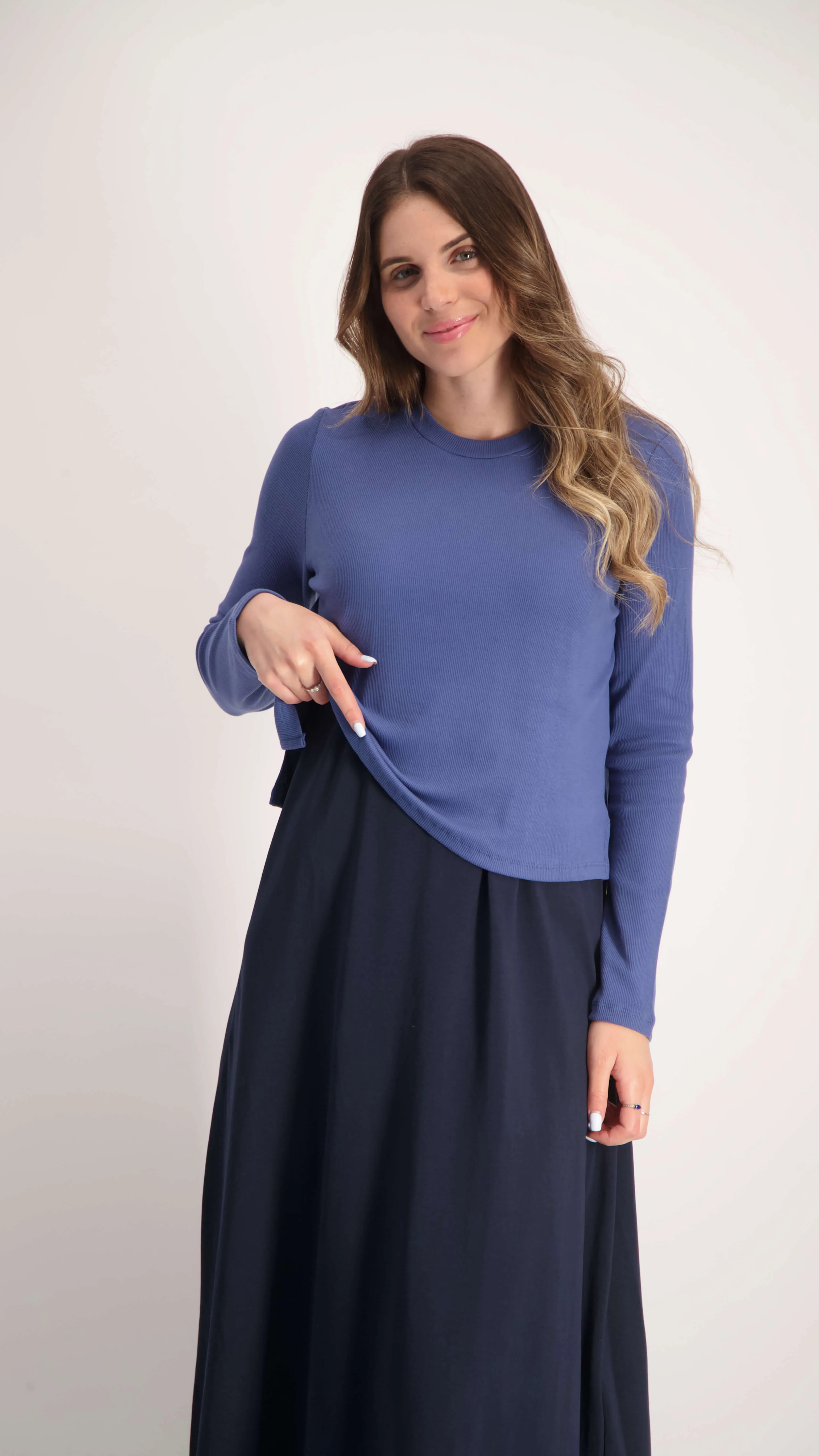 Sarafan Dress / Navy