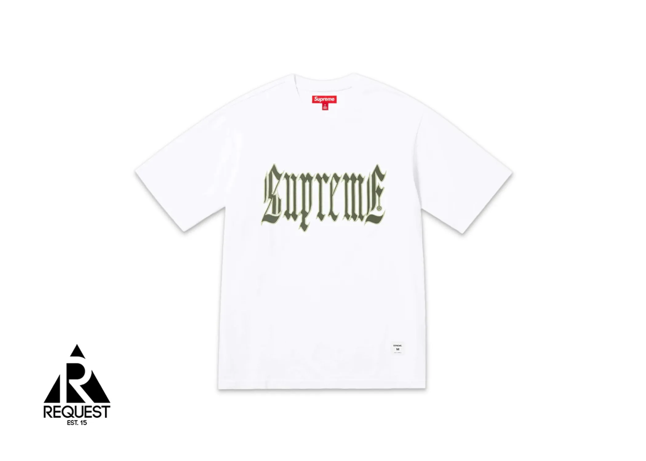 Supreme Old English S/S Top “White”