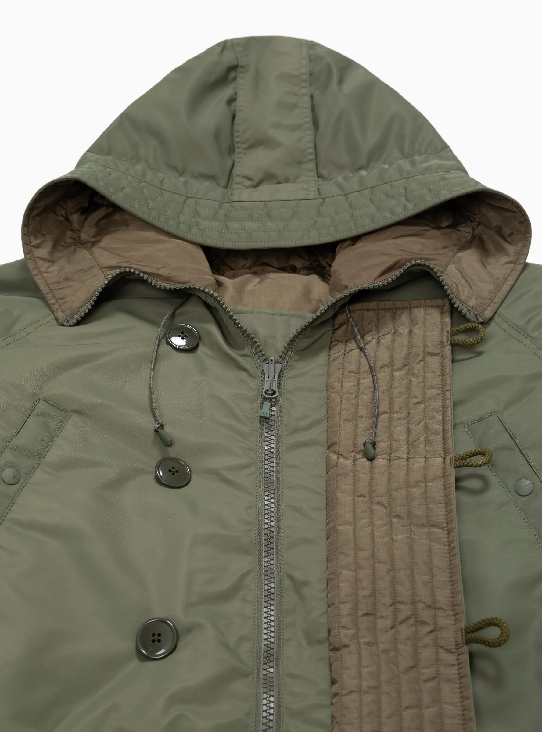 Tech Reversible N-3B Coat Olive