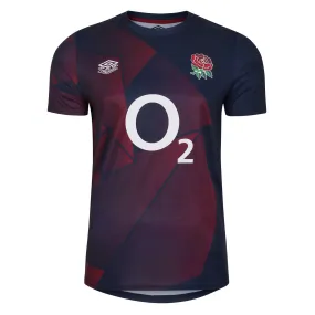 Umbro Men's England Rugby Warm Up Jersey 23/24 - Navy