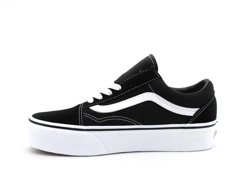 VANS Old Skool Platform Sneaker Black White VN0A3B3UY281