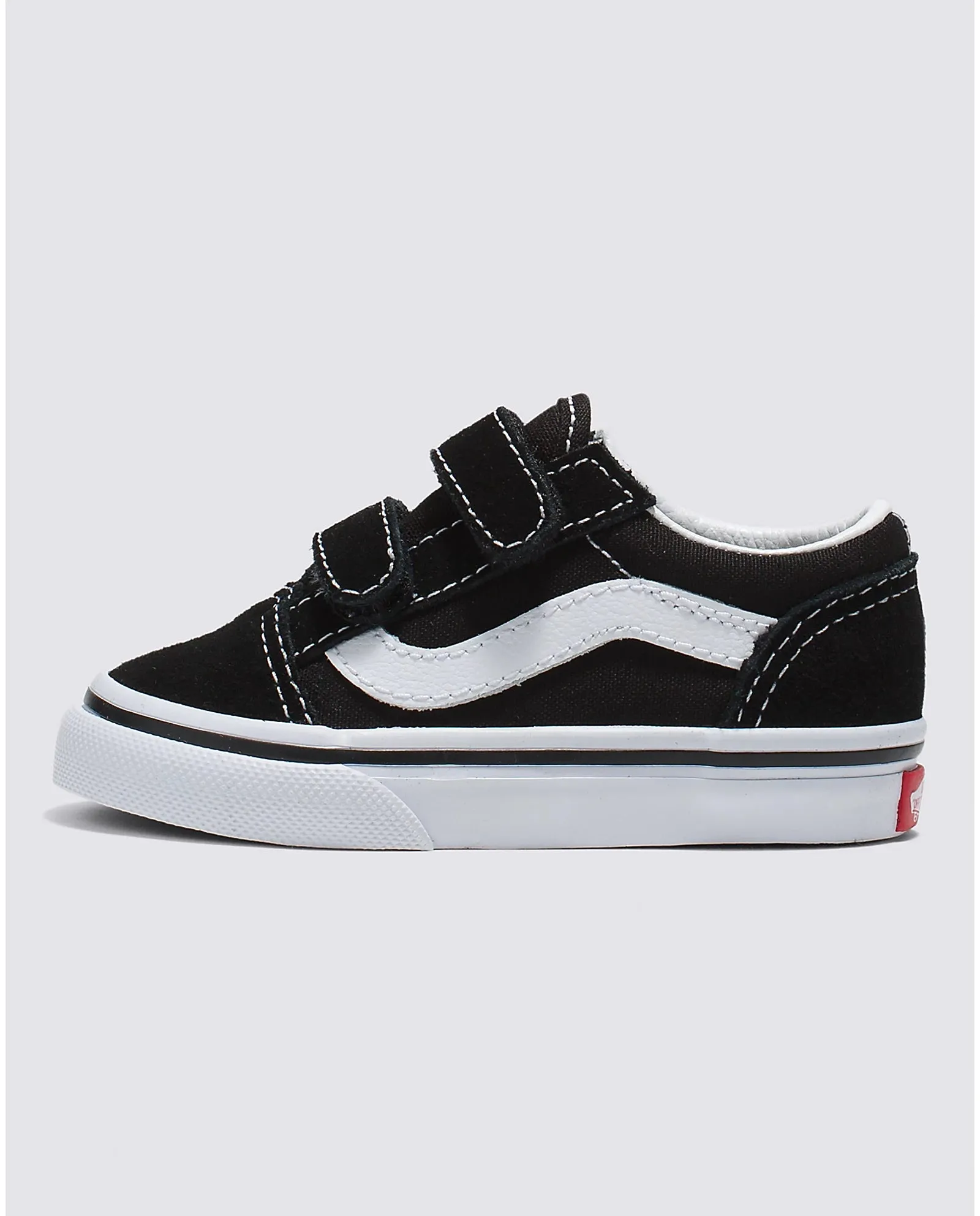 VANS Toddler Old Skool V Shoe (Black)