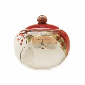 VIETRI Old St. Nick Sugar Bowl