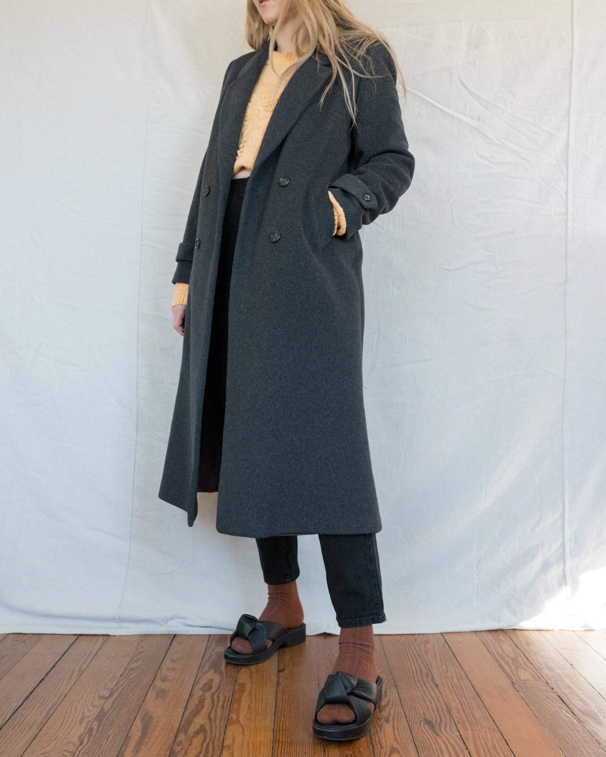 Vintage Wool   Cashmere Coat (S/M)