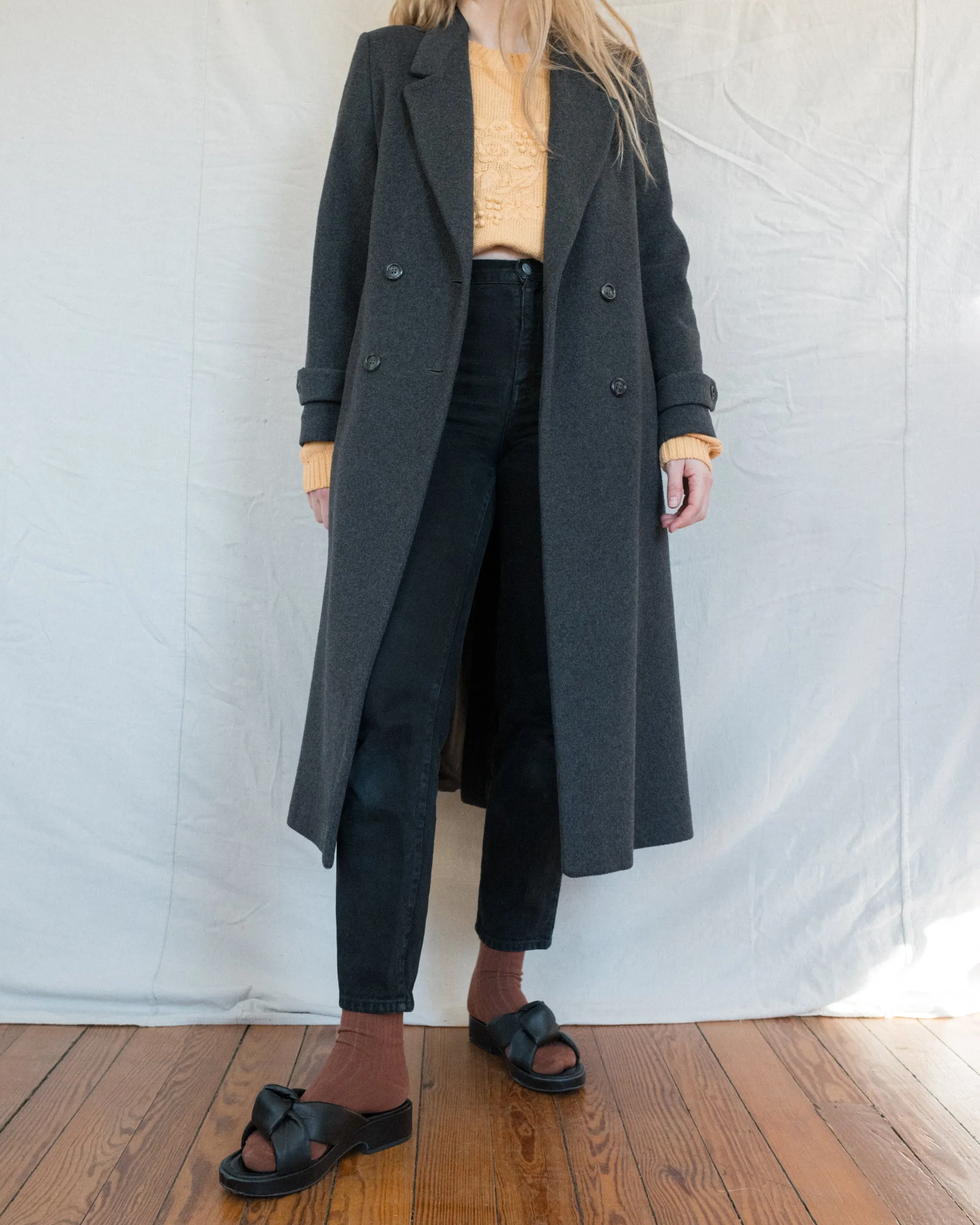 Vintage Wool   Cashmere Coat (S/M)