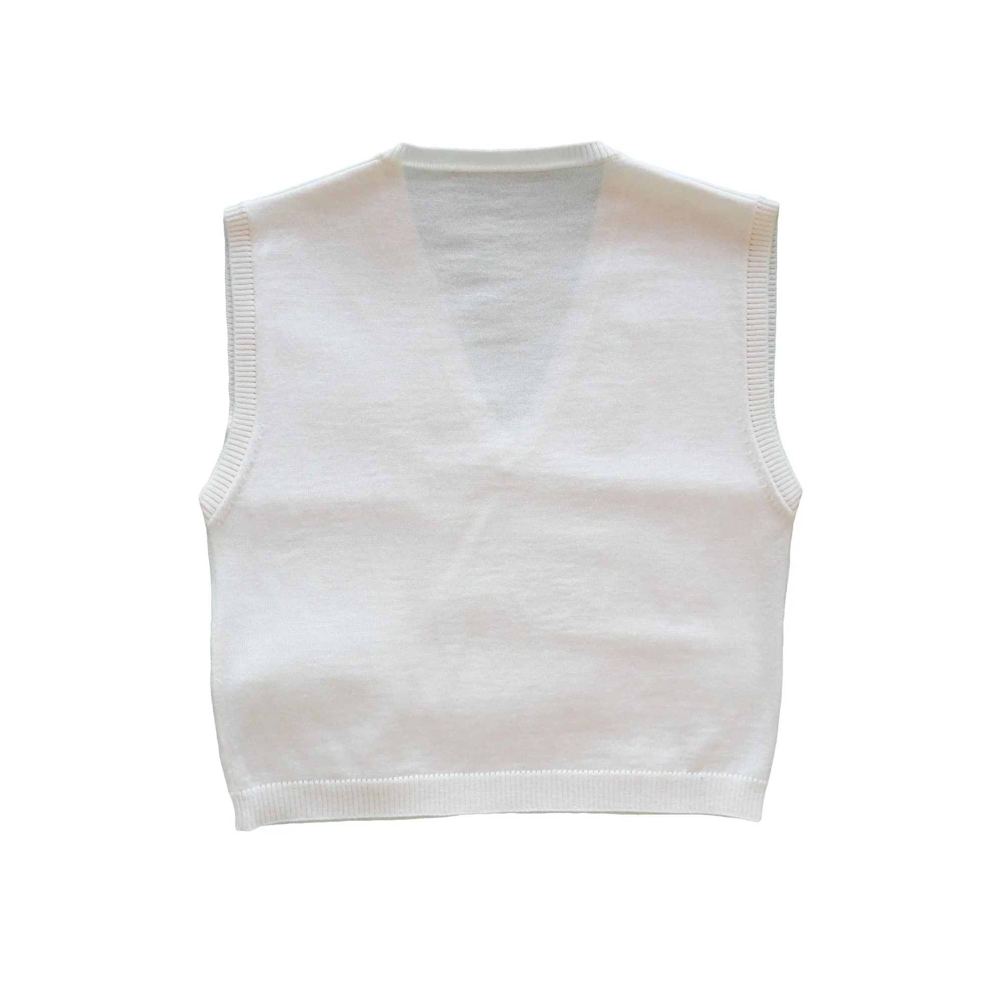 Warm White Wool Vest