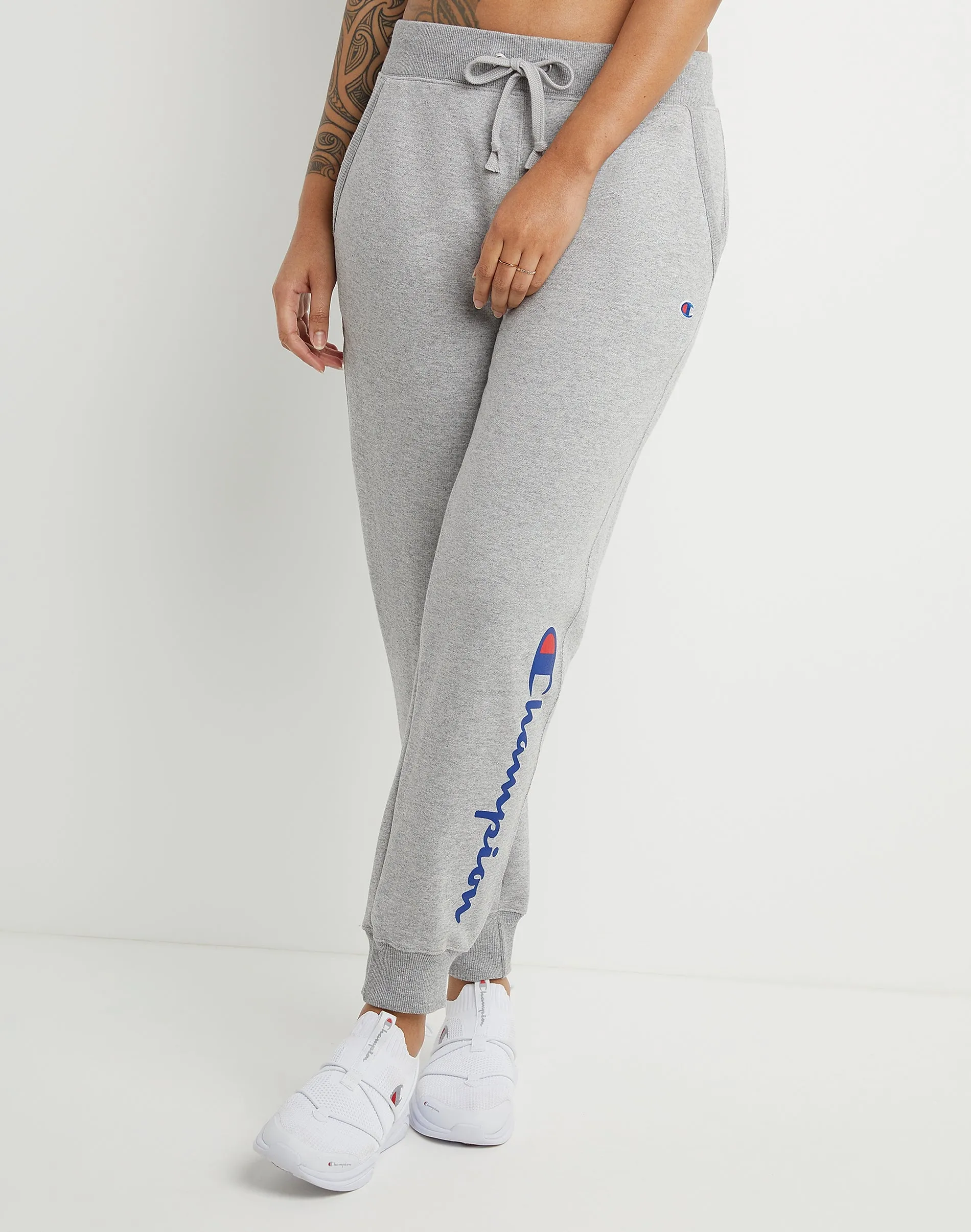 Women's Vertical Logo Powerblend Fleece Joggers